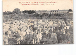 AUTUN - La Caserne Changarnier Et Les Remparts - Parc De Ravitaillement Des Troupes - Guerre 1914 - Très Bon état - Autun