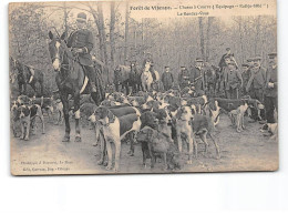 Forêt De VIBRAYE - Chasse à Courre - Equipage " Rallye Sillé " - Le Rendez Vous - Très Bon état - Vibraye