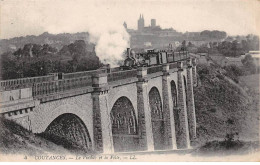 COUTANCES - Le Viaduc Et La Ville - Très Bon état - Coutances