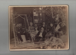 Lévisalles Service Sur La Terrasse Belle Famille Vers 1900 - Identifizierten Personen