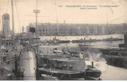 CHERBOURG - Le Croiseur " Chateaurenault " Dans L'Arsenal - Très Bon état - Cherbourg