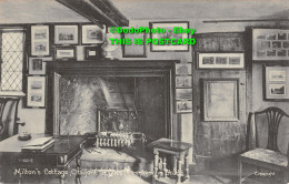 R453739 Miltons Cottage St. Giles Fireplace In Study. Post Card - Mundo