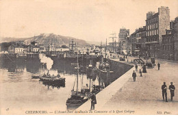 CHERBOURG - L'Avant Port Du Bassin Du Commerce Et Le Quai Caligny - Très Bon état - Cherbourg