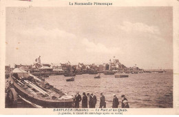 BARFLEUR - Le Port Et Les Quais - Très Bon état - Barfleur