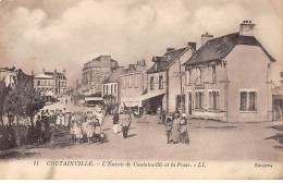 COUTAINVILLE - L'entrée De Coutainville Et La Poste - état - Autres & Non Classés