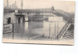 PARIS - Inondations De Paris - Station Du Champ De Mars - Très Bon état - Überschwemmung 1910