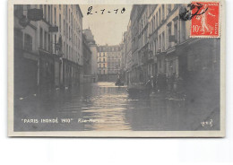 PARIS Inondé 1910 - Rue Moreau - Très Bon état - Inondations De 1910