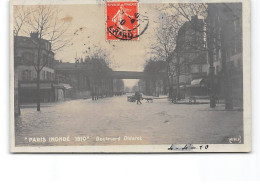 PARIS Inondé 1910 - Boulevard Diderot - Très Bon état - Inondations De 1910