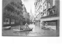 PARIS - La Grande Crue De La Seine - Janvier 1910 - Quartier De La Place Maubert - Très Bon état - Paris Flood, 1910