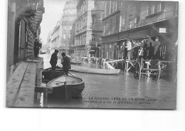 PARIS - La Grande Crue De La Seine - Janvier 1910 - Rue De Bellechasse - Très Bon état - Paris Flood, 1910