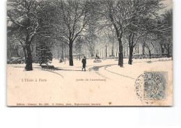 PARIS - L'Hiver à Paris - Jardin Du Luxembourg - Très Bon état - Parken, Tuinen