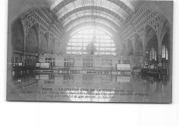 PARIS - La Grande Crue De La Seine - Janvier 1910 - Le Hall De La Gare D'Orsay - Très Bon état - Paris Flood, 1910