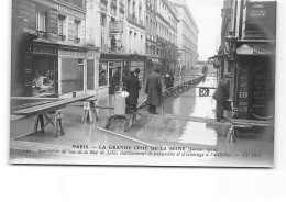 PARIS - La Grande Crue De La Seine - Janvier 1910 - Rue De Lille - Très Bon état - Inondations De 1910