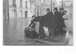 PARIS - La Grande Crue De La Seine - Janvier 1910 - Service De Bachotage De La Rue De Lille - Très Bon état - Inondations De 1910