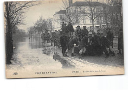 PARIS - Crue De La Seine - Entrée De La Rue De Lyon - Très Bon état - Inondations De 1910