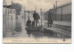 PARIS Venise - Inondations 1910 - L'Embarquement Au Quai De La Rapée - Très Bon état - Inondations De 1910