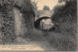 CHATILLON : Dans Les Carrières, Un Coin Artistique - Très Bon état - Châtillon