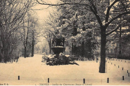 TROYES : Jardin De Chevreuse (neige) - Tres Bon Etat - Troyes