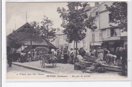 RETHEL : Un Jour De Marché - Tres Bon Etat - Rethel