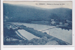 FUMAY : Ecluse Et Barrage De L'uh - Tres Bon Etat - Autres & Non Classés