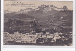 BARCELONNETTE : Vue Centrale, Le Chapeau De Gendarme Et Le Pain De Sucre - Tres Bon Etat - Barcelonnetta