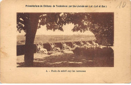 Préventorium Du Château De TOMBEBOUC Par SAINTE LIVRADE SUR LOT - Bain De Soleil Sur Les Terrasses - état - Autres & Non Classés