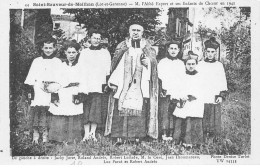 SAINT SAUVEUR DE MEILHAN - M. L'Abbé Expert Et Ses Enfants De Choeur En 1941 - Très Bon état - Autres & Non Classés