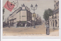 VICHY : Place Victor Hugo Et Rue De Nimes - Etat - Vichy