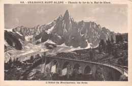 74-CHAMONIX MONT BLANC LES DRUS-N°5148-B/0053 - Chamonix-Mont-Blanc