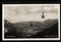 AK Rax, Ortsansicht Mit Seilbahn  - Seilbahnen