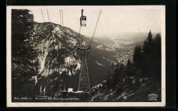 AK Rax, Raxbahn Mit Reichenauertalblick  - Seilbahnen