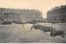 St-QUENTIN : 87e Regiment D'infanterie Formation Des Compagnies Avant Le Depart Pour La Marche - Etat - Saint Quentin