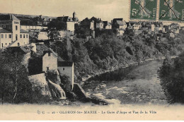 ORLONS-Ste-MARIE : Le Gave D'aspe Et Vue De La Ville - Tres Bon Etat - Oloron Sainte Marie