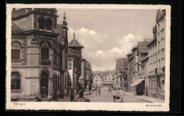 AK Ebingen, Bahnhofstrasse Mit Passanten  - Sonstige & Ohne Zuordnung