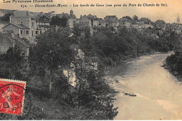 ORLONS-Ste-MARIE : Les Bords Du Gave (vue Prise Du Pont Du Chemin De Fer) - Tres Bon Etat - Oloron Sainte Marie