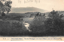 ORLONS-Ste-MARIE : Vue Des Montagnes Et Du Gave D'ossau Prise De La Route De Pau - Tres Bon Etat - Oloron Sainte Marie