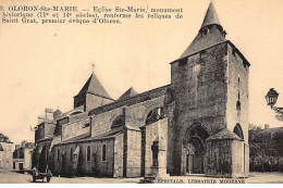 ORLONS-Ste-MARIE : Eglise Ste-marie Monument Historique 11 Et 14 Siecle Renferme Les Reliques De St-grat - Tres Bon Etat - Oloron Sainte Marie