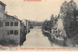 ORLONS-Ste-MARIE : Vue Prise Du Pont D'oloron Sur Le Gave - Tres Bon Etat - Oloron Sainte Marie