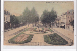 MONTLUCON : Avenue De La Gare (toillée) - Tres Bon Etat - Montlucon