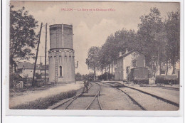 VALLON : La Gare Et Le Chateau D'eau - Tres Bon Etat - Autres & Non Classés