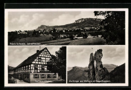 AK Schlaifhausen /Fränkische Schweiz, Gasthaus J. Kroder, Zwillinge Am Walberle Mit Segelflugplatz, Teilansicht  - Other & Unclassified