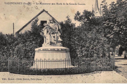 VALENTIGNEY : Le Monument Aux Morts De La Grande Guerre - Tres Bon Etat - Valentigney