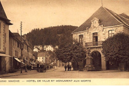 MAICHE : Hotel De Ville Et Monument Aux Morts - Tres Bon Etat - Other & Unclassified