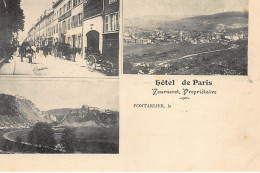 PONTARLIER : Hotel De Paris - Tres Bon Etat - Pontarlier