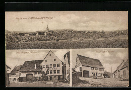 AK Sigmarswangen, Handlung Von Haller, Dorfstrasse Mit Gasthaus Zum Ochsen Und Schule  - Other & Unclassified