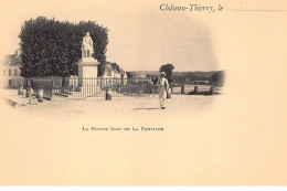 CHATEAU-THIERRY : La Statue Jean De La Fontaine - Tres Bon Etat - Chateau Thierry