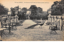 VIC-sur-AISNE : Le Pont Sur Les Fossés Du Chateau (cote Du Parc) - Tres Bon Etat - Vic Sur Aisne