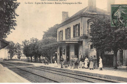 CIRY-SERMOISE : La Gare, Ligne De Soissons à Reims, Compagnie De L'est - Tres Bon Etat - Other & Unclassified