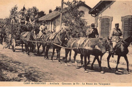 SISSONNE : Camp De Sissonne Artillerie Concours De Tir, Le Retour Des Vainqueurs - Etat - Sissonne