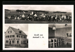 AK Amtzell I. A., Gasthaus Schellinger, Ortsansicht  - Sonstige & Ohne Zuordnung